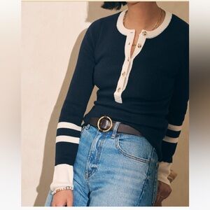 Faherty Brown Belt with Gold Buckle